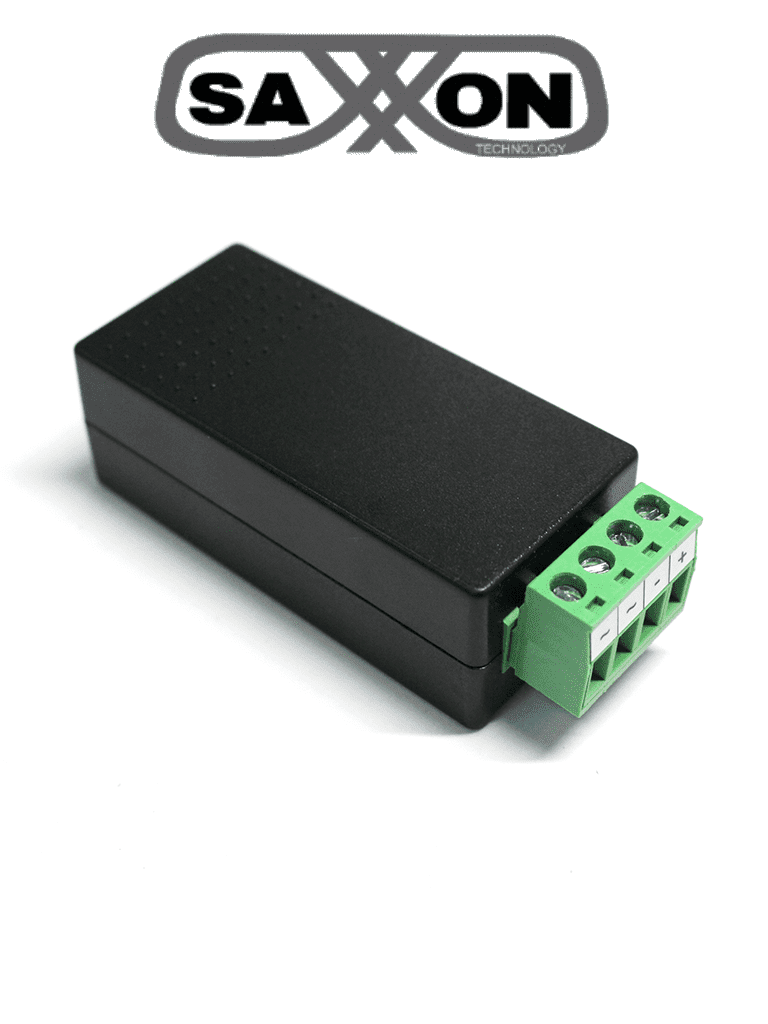 SAXXON PSU2412A1 - Convertidor de energia a 12V CD / 1 A MPERE / Voltaje de entrada 20V CA a 28V CA