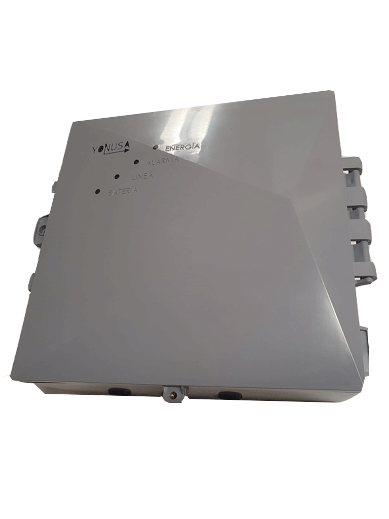 YONUSA EYM12000127NG - Energizador Modular para Cercos Eléctricos, Salida de Hasta 12,500 V, Alcance de 2,500 Metros Lineales (500 Metros en 5 Líneas), Alimentación 110/220 VAC, Compatible con Módulo WiFi, Bajo Consumo