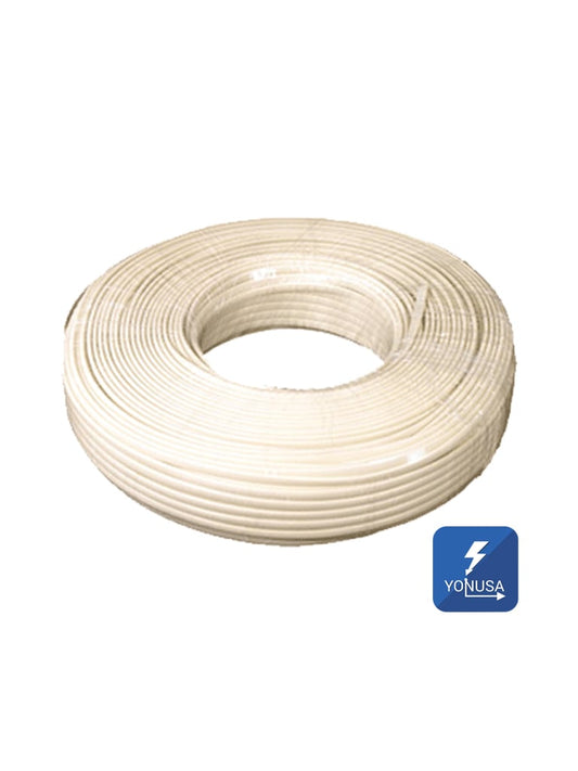YONUSA CDA100 -metro de Cable bujía o doble aislado recomendado para cercos eléctricos YONUSA/ Bobina de 100 metros/ Calibre 22 AWG multifilar