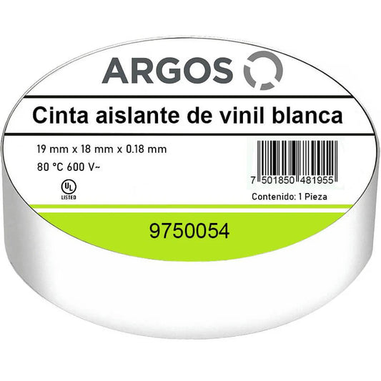 cinta de aislar blanca