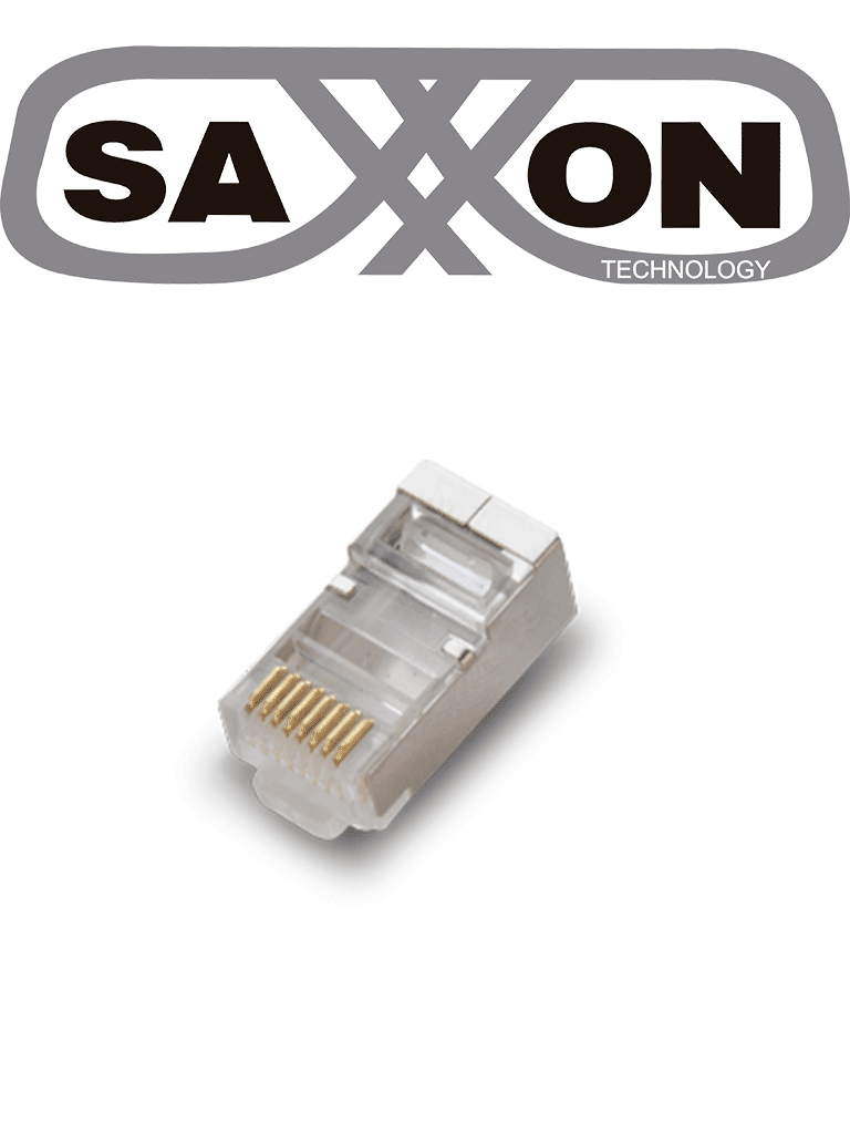 SAXXON S901B - Conector plus RJ45 para cable UTP / CAT 5E / Blindado /