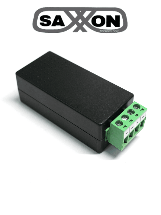 SAXXON PSU2412A1 - Convertidor de energia a 12V CD / 1 A MPERE / Voltaje de entrada 20V CA a 28V CA