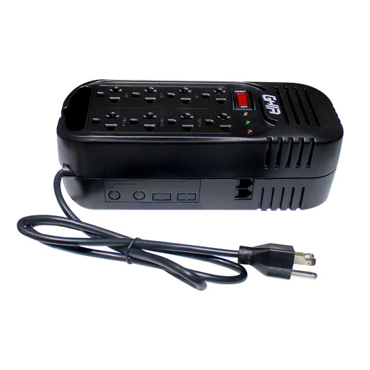ac-1715 REGULADOR DE VOLTAJE GHIA 1300VA / 600W 8 CONTACTOS.